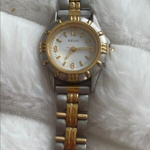Relic Gold and Silver Tone Watch for women